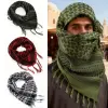 Cross-border best-selling desert tactical scarf, Arabian headscarf, black and white checkered square scarf, jacquard tassel scarf manufacturer Application Scenario